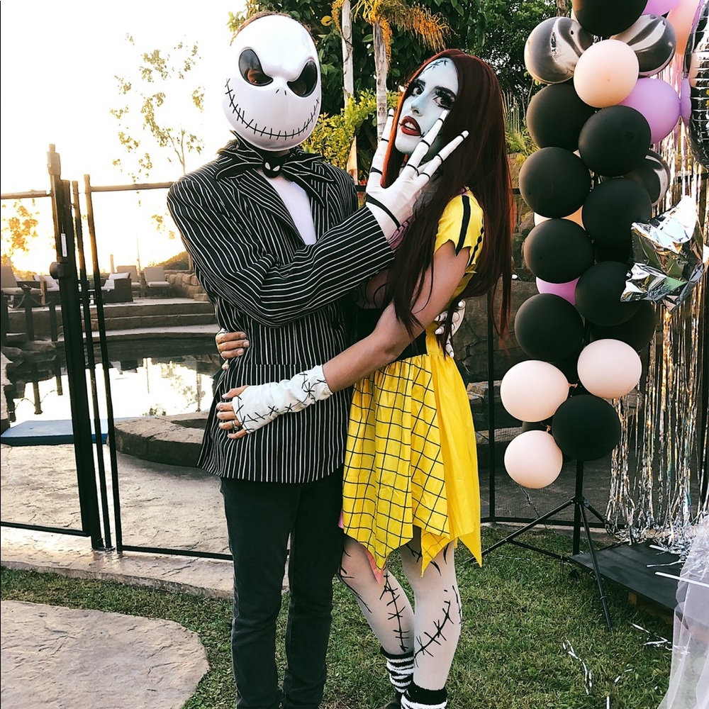 Jack Skellington pinstripe costume